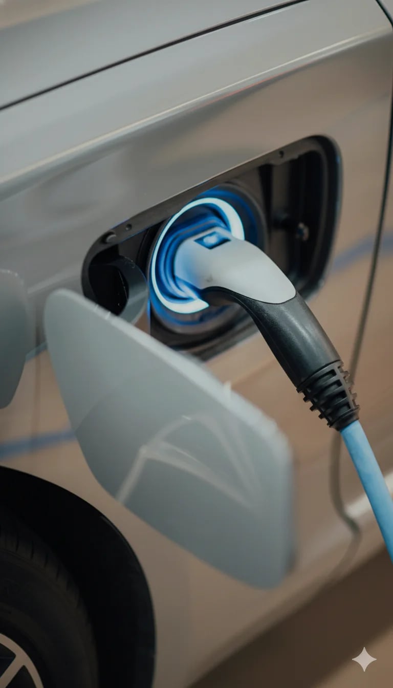 Flotte électrique en charge